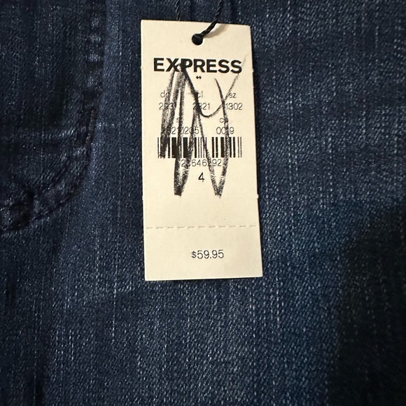 NWT Express High Rise Denim Perfect Mini Skirt - Picture 16 of 16